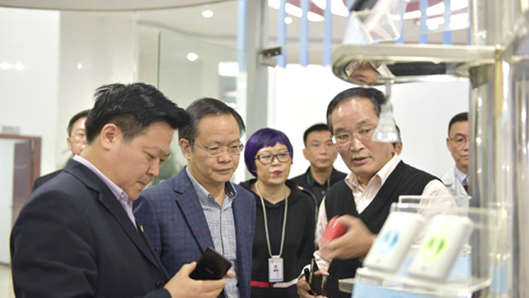 市長劉志仁、農行湖南省分行行長陶偉梁來公司調研