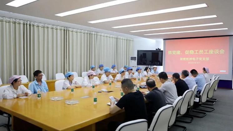 抓黨建、促穩(wěn)工”——炬神電子黨支部為企業(yè)穩(wěn)工獻計獻策